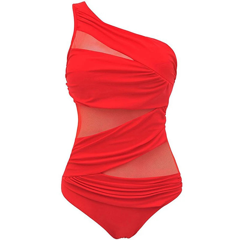 Swimsuits Women One Shoulder