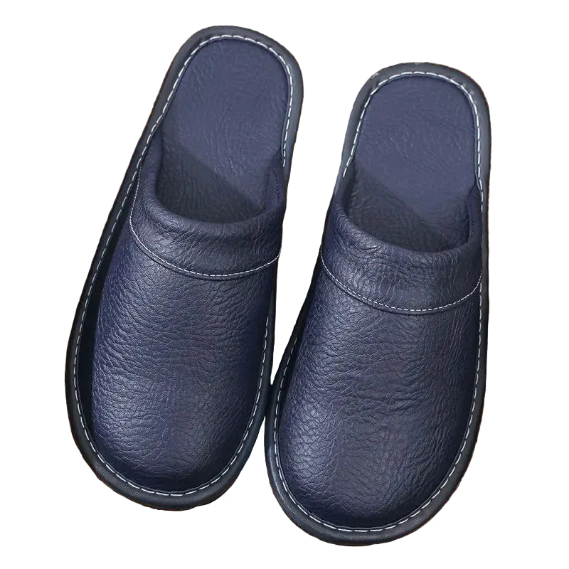 Leather Slippers for Men and Women