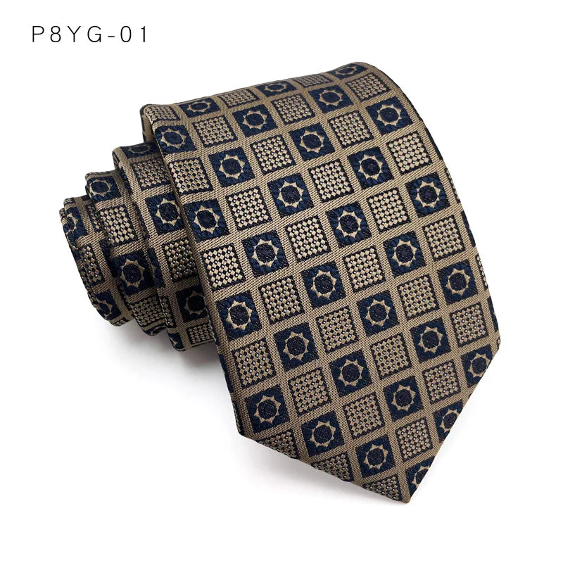 Mens Neck tie Polka Dot Plaid Ties