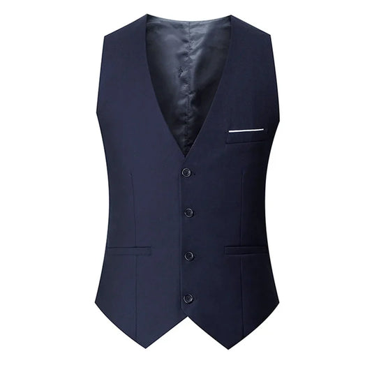 Man Suit Vest Sleeveless Vest