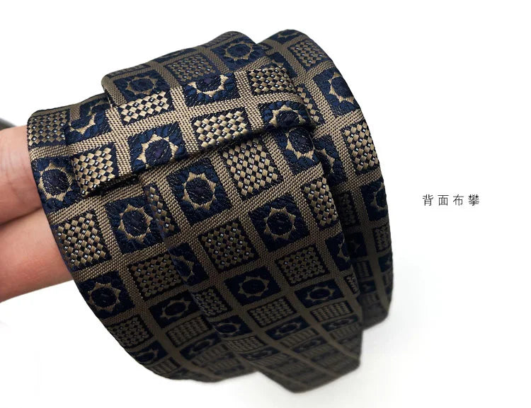 Mens Neck tie Polka Dot Plaid Ties