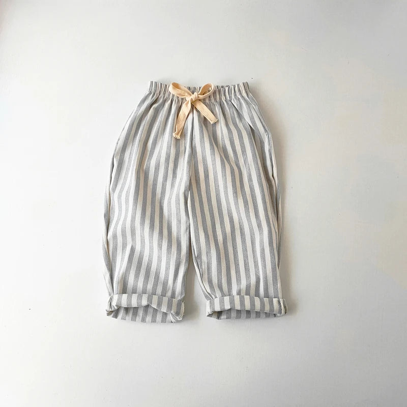 Children's Cotton Stripe Pants